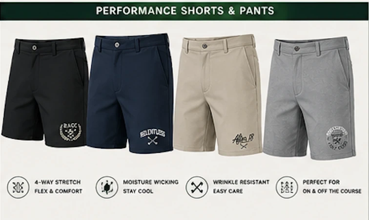 Relentless Golf apparel range reference