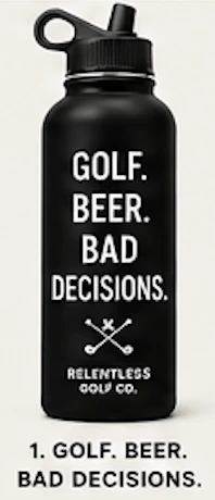 Relentless Golf drinkware option 11