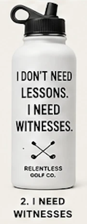 Relentless Golf drinkware option 12