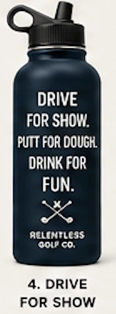 Relentless Golf drinkware option 14