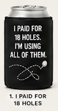 Relentless Golf drinkware option 21