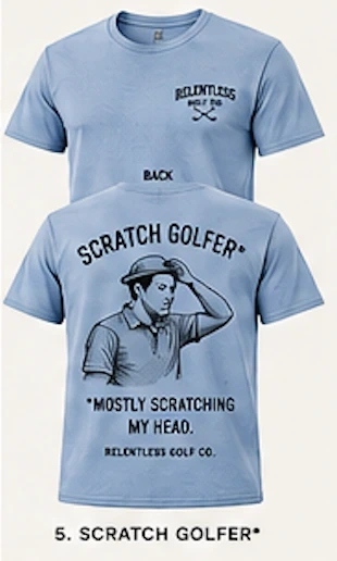 Relentless Golf T-shirt option 5