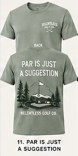 Relentless Golf T-shirt option 9