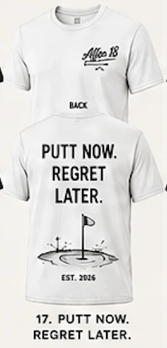 Relentless Golf T-shirt option 15