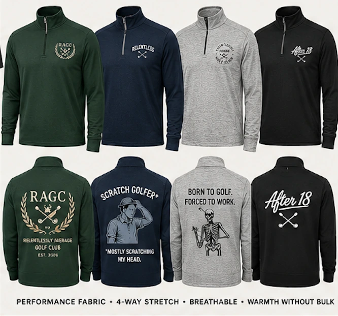 ¼-Zips color and style reference
