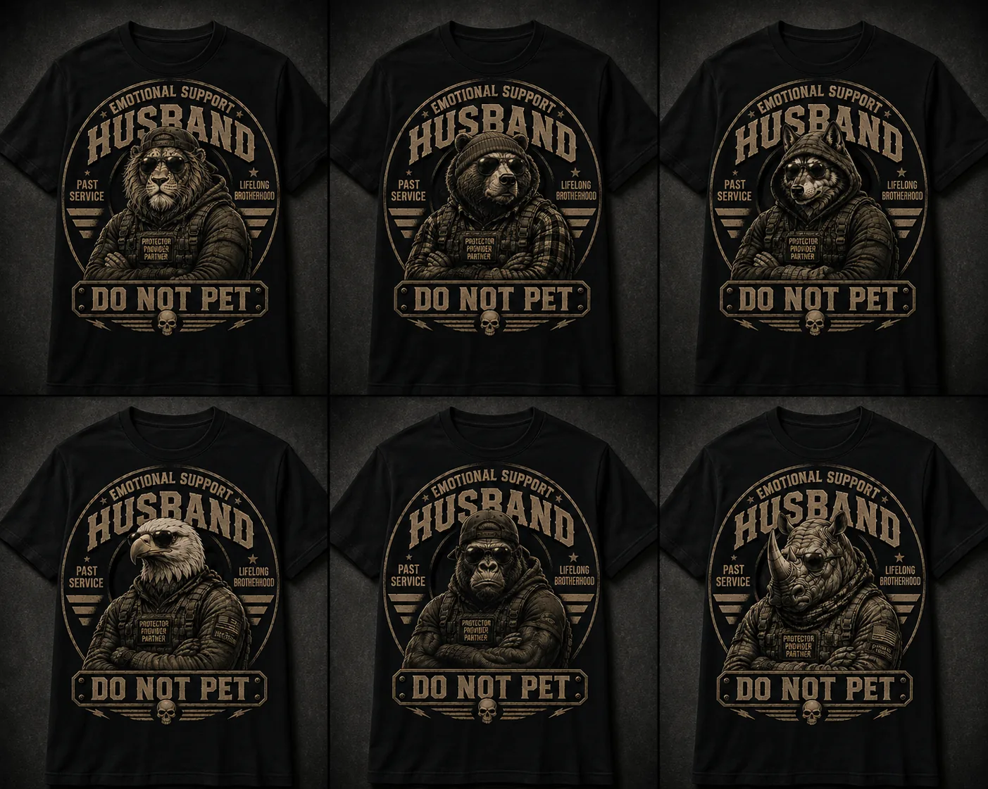 Emotional Support Husband T-shirts