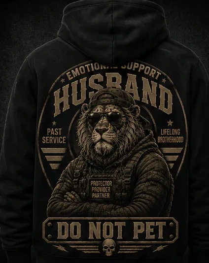 Emotional Support Husband — Hoodies option 1
