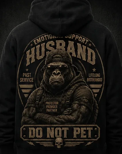 Emotional Support Husband — Hoodies option 5