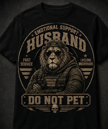 Emotional Support Husband — T-Shirts option 1