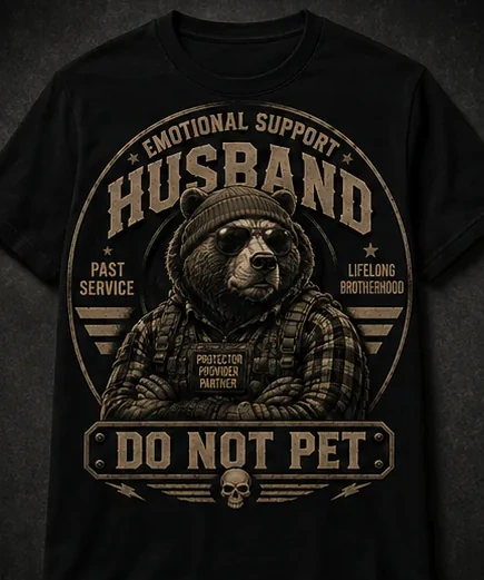 Emotional Support Husband — T-Shirts option 2