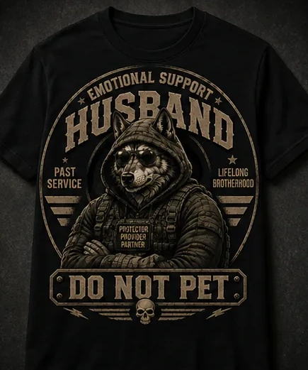 Emotional Support Husband — T-Shirts option 3