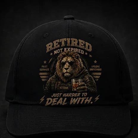 Retired. Not Expired. — Caps option 1