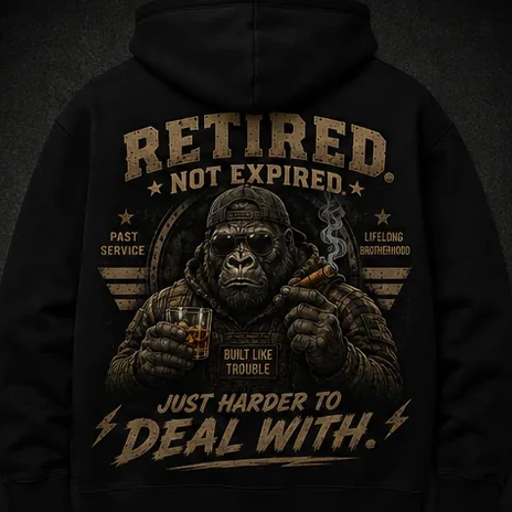 Retired. Not Expired. — Hoodies option 4