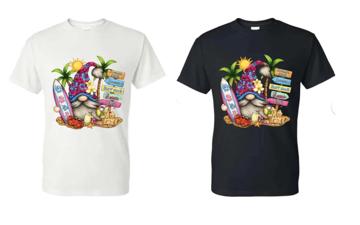 Beach Gnome apparel design